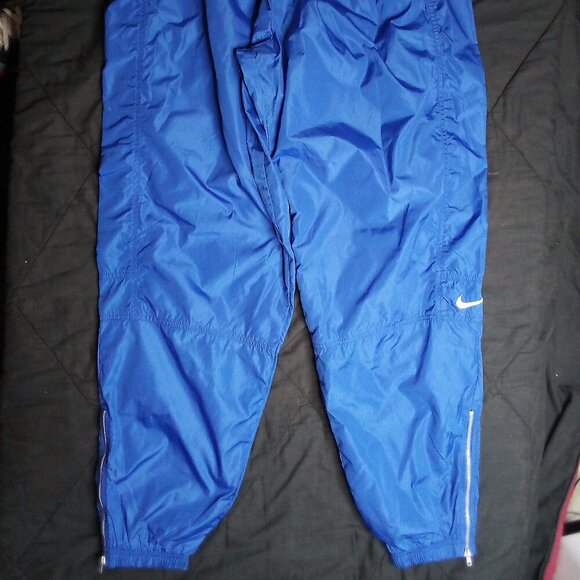 Vintage Nike Team Mesh Lined Wind Pants Joggers Trainers - Picture 3 of 7
